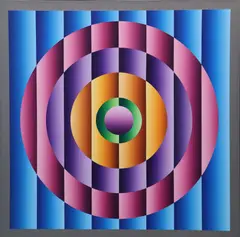 Protonic No. 2 by Francis Tansey, Acrylic on canvas, sold May 2022