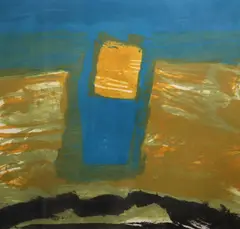 Punakaiki by Barrie Cooke, Carborundum etching, sold May 2022