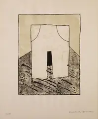 Untitled by Richard Gorman, Lithograph, sold May 2022