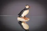 Puffin by Oisín Kelly, Painted pottery, sold May 2022