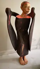 Roman Mircea, Dark Angel, Carved wood