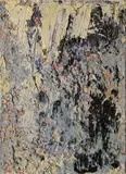 Figures In Landscape by John Kingerlee, Oil on card, sold May 2022