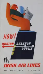 John Bainbridge, Fly Irish Air Lines, - BOSTON - SHANNON - DUBLIN