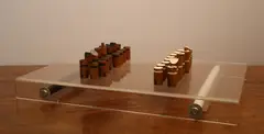 Patrick Gannon, Chess Set, Perspex