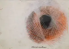Donal O'Sullivan, Ocular Abstract, Pastel on paper