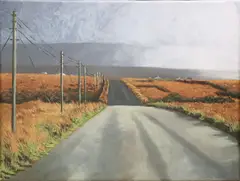 Travelling West by Martin Gale, Oil on linen, sold Mar 2022