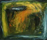 Seán McSweeney, Bogland Pool, Oil on board