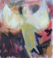 Angel Ii by Basil Blackshaw, Acrylic on canvas, sold Mar 2022
