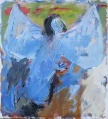 Basil Blackshaw, Angel Iii, Acrylic on canvas