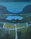 Arthur Armstrong, Late Evening, Oil on board