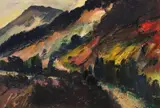 Peter Collis, From Glencar To The Waterfall, Oil on canvas