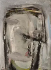 Portrait by Patrick Collins, Oil on board, sold Mar 2022
