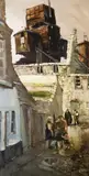 Kirwans Lane by Cecil Maguire, Oil on board, sold Mar 2022