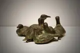Guillemots On A Rocky Coast by Oisín Kelly, Bronze, sold Mar 2022
