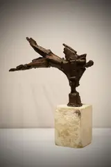 Icarus by John Behan, Bronze on granite base, sold Mar 2022