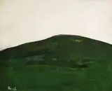Charles Brady, A Wicklow Hill On A Wet Day, Oil on canvas