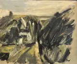 Charles Brady, Landscape, October, 1956, Oil on canvas