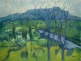 The Road To Toormakeady, Co. Mayo by Desmond Carrick, Oil on canvas, sold Mar 2022