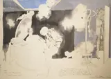 Micheal Farrell, Study - Second Miss O'Murphy Series D'Apres Boucher