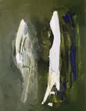 Gerald Davis, Going Up, Coming Down, Oil on canvas