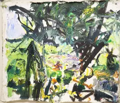 Brian McMahon, Grove Carondulla, Oil on paper