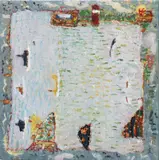Patrick McDonnell, Harbour, Oil on canvas