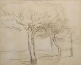 Nathaniel Hone, Sketch Of Trees No.2