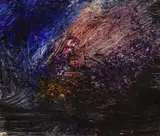Melita Denaro, Abstract, Oil on wood panel
