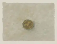 Mark Pepper, 20P Piece, Oil on paper