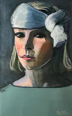 Portrait by George Potter, Acrylic, sold Dec 2021