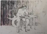 Micheal Farrell, Anatomy Of A Sub-Par Painter, Lithograph