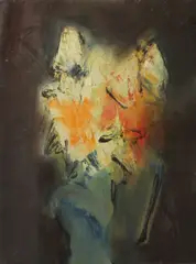 Apres John by Gerald Davis, Oil on canvas, sold Dec 2021