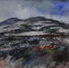 Autumn Colours, Burren by Manus Walsh, Oil on canvas, sold Dec 2021