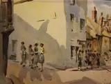 Desmond Carrick, Conversations, Watercolour