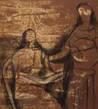 Henry Moore, Two Women, Lithograph