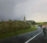 Martin Gale, Saturday Evening, Oil on canvas