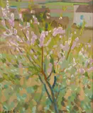 William John Leech, Cherry Blossom, Oil on board
