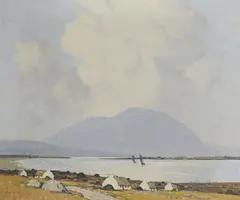 Paul Henry, Fishing Boats, Dugort, (1935-45) Oil on canvas