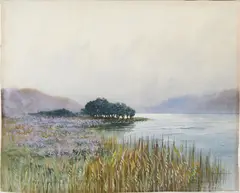 Glenveagh, Co. Donegal by William Percy French, Watercolour, sold Nov 2021