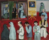 Gerard Dillon, Forgive Us Our Tresspasses (Confessional), Oil on board
