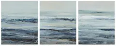 Untitled Triptych by Mary Lohan, Oil on canvas, sold Nov 2021