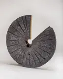 Emmet Kane, Taisce, Oak burl ebonised with 23c gold leaf and graphite