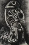 Colin Middleton, Figure, Charcoal