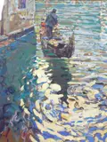 Study, San Marco, Venice by Arthur K. Maderson, Oil on board, sold Oct 2021