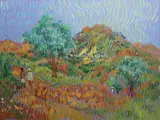 Strolling Through The Hillocks by Desmond Carrick, Oil on board, sold Oct 2021