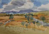Desmond Carrick, Spring Views, Watercolour