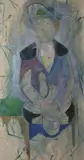 Stella Steyn, Study Of A Figure, Oil on canvas