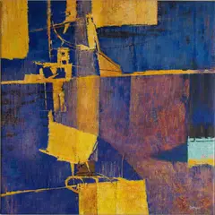 Paul Rattigan, Abstract, Oil on canvas