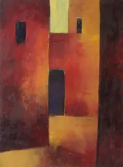 Cormac O'Leary, Catalan Walkway Iii, Oil on paper