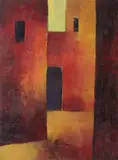 Cormac O'Leary, Catalan Walkway Iii, Oil on paper